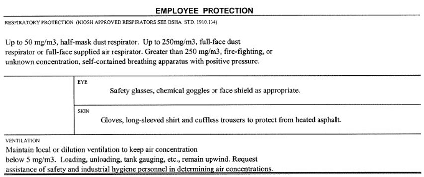 bitumen msds7