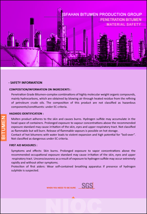 types of bituminous materials